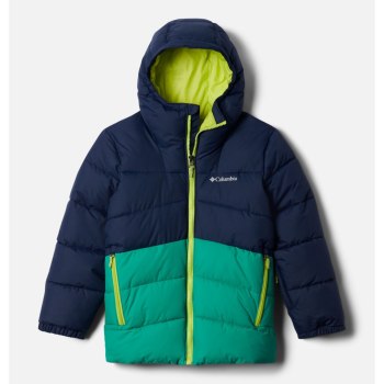 Columbia Jas Jongens, Arctic Blast Donkerblauw Turquoise Groen, 85ITUNXCE